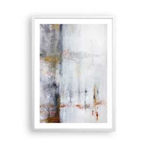 Poster în ramă albă - În spatele cortinei de aer - 50x70 cm