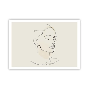 Poster - Cu o linie sigură - 100x70 cm