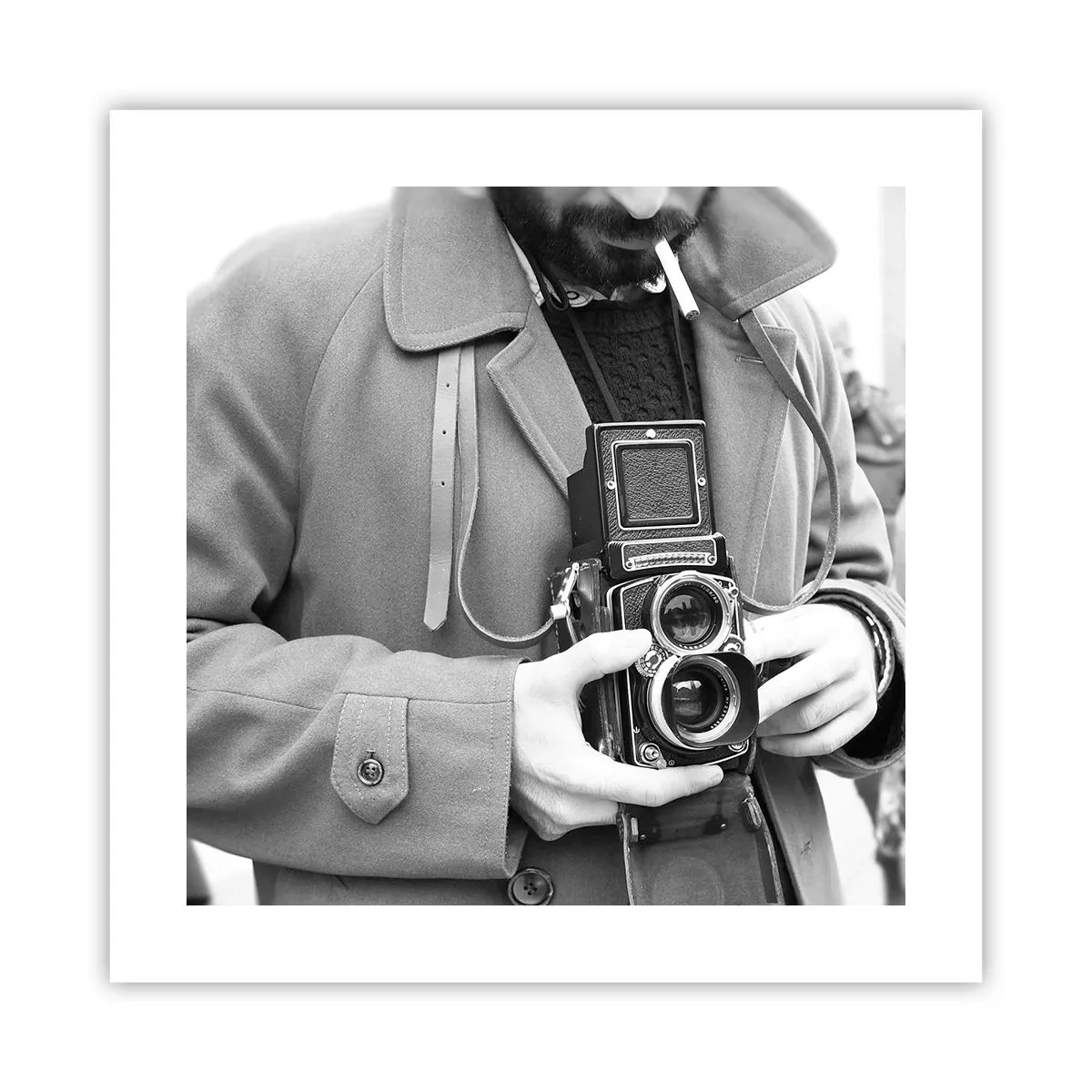 Poster - În stilul retro - 40x40 cm