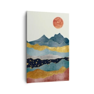 Tablou pe pânză Canvas - Secțiunea transversală a lumii - 80x120 cm