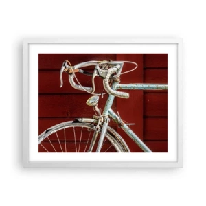 Poster în ramă albă - Creat pentru victorie - 50x40 cm
