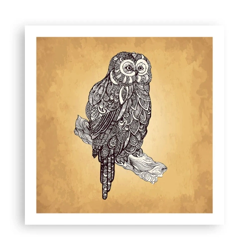Poster - Ornamente complicate de înțelepciune - 60x60 cm