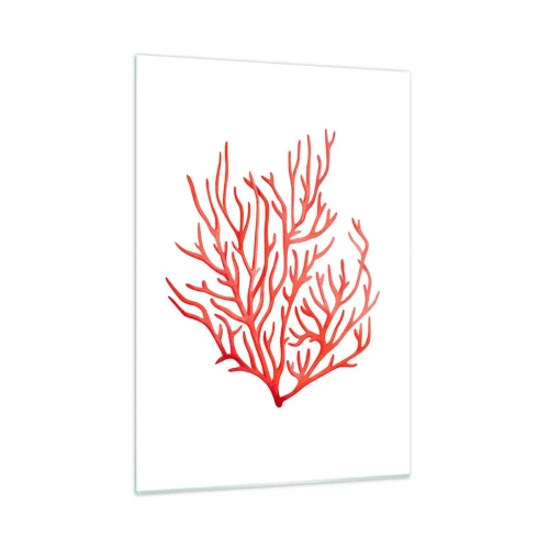 Tablou pe sticlă - Coral filigranat - 50x70 cm