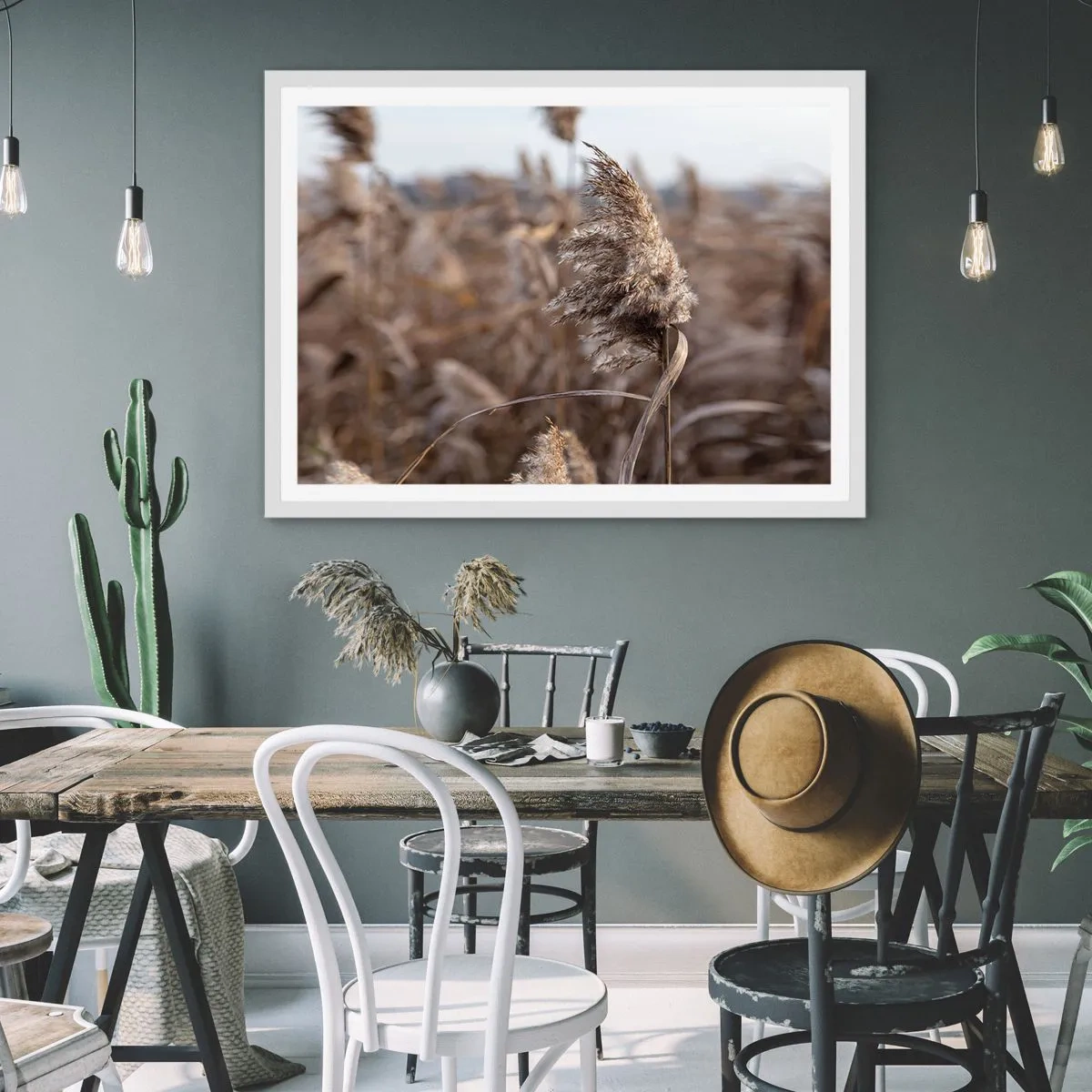 Poster în ramă albă - E timpul să zbori cu vântul - 100x70 cm