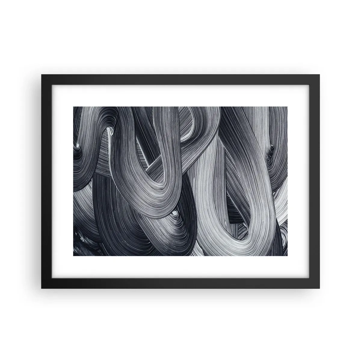 Poster în ramă neagră - Fluiditatea realității - 40x30 cm