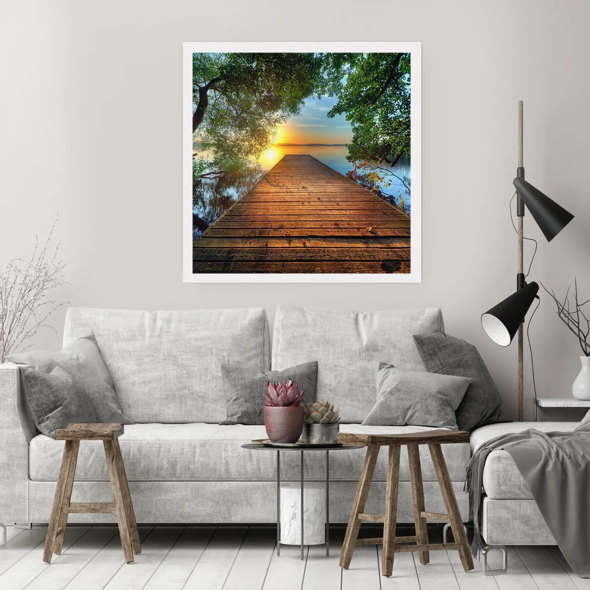 Poster - Nu te grăbi, stai jos - 40x40 cm