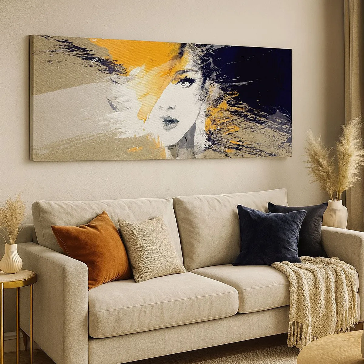 Tablou pe pânză - Și se face lumină - 100x40 cm