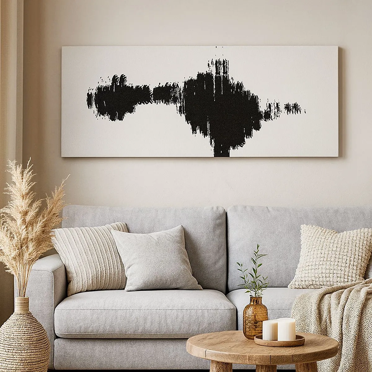 Tablou pe pânză - Vibrațiile imaginației - 100x40 cm