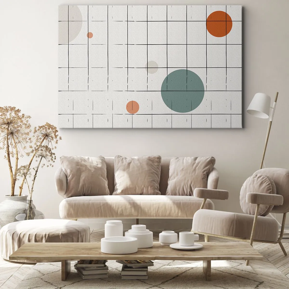 Tablou pe pânză - În capcană. Noi sau ele? - 120x80 cm