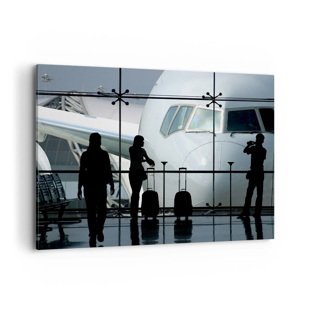 Tablou pe pânză - Vis a vis la aeroport - 100x70 cm