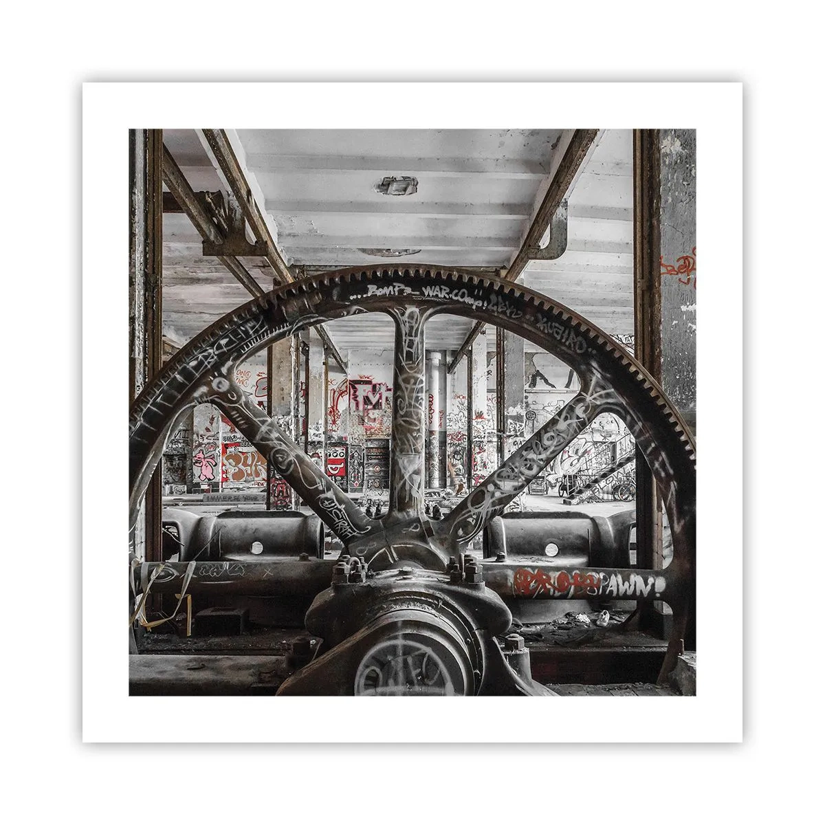 Poster - Viața secretă a unei fabrici - 50x50 cm