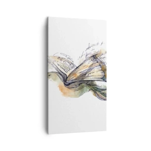 Tablou pe pânză - Pe aripile poeziei - 45x80 cm