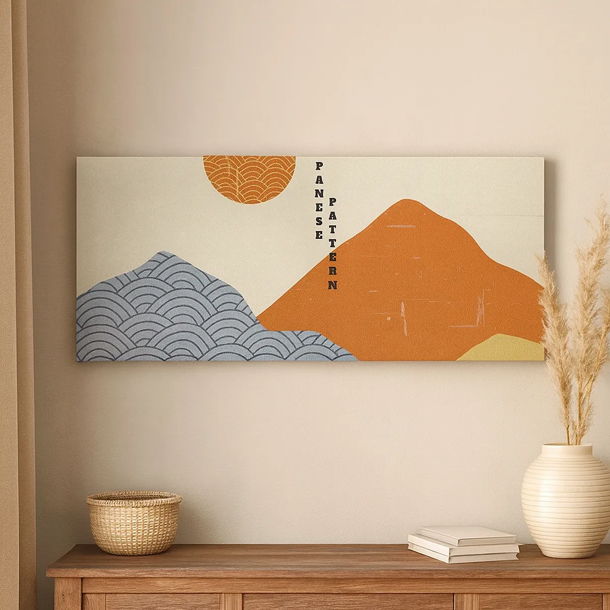 Tablou pe pânză - În stil japonez - 30x30 cm