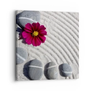 Tablou pe pânză - Energia și liniștea cercului magic al naturii - 30x30 cm