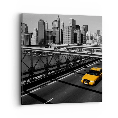 Tablou pe pânză - Culorile marelui oraș - 30x30 cm