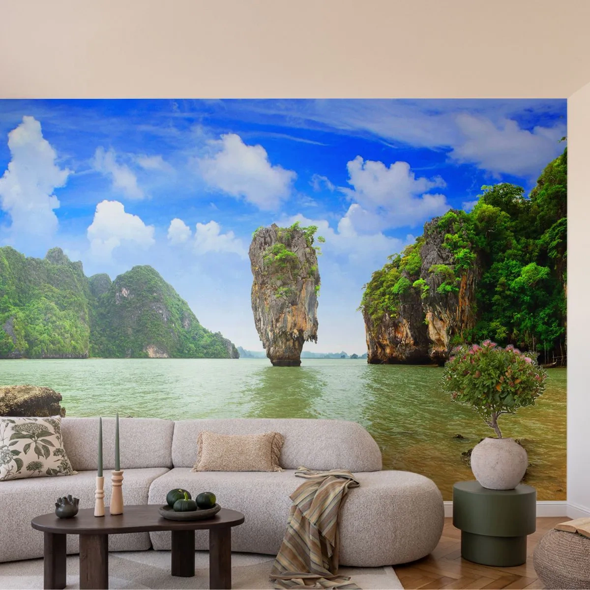 Tapet Premium Canvas - Minuni naturale stâncoase - Peisaj, Natură, Tropicele - 250x175 cm