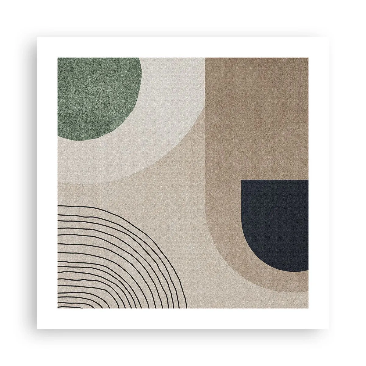 Poster - Blândețea ovalului - 50x50 cm