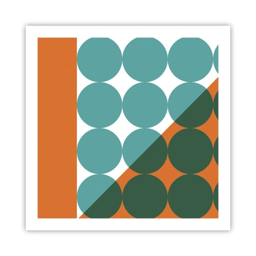 Poster - Sus și pe diagonală - 60x60 cm