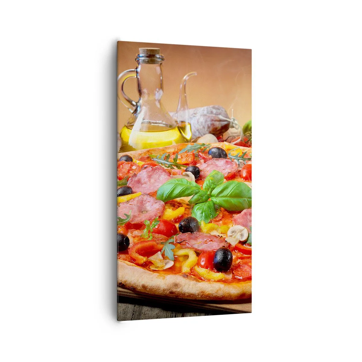 Tablou pe pânză - Cu o adevărată aromă italiană - 65x120 cm