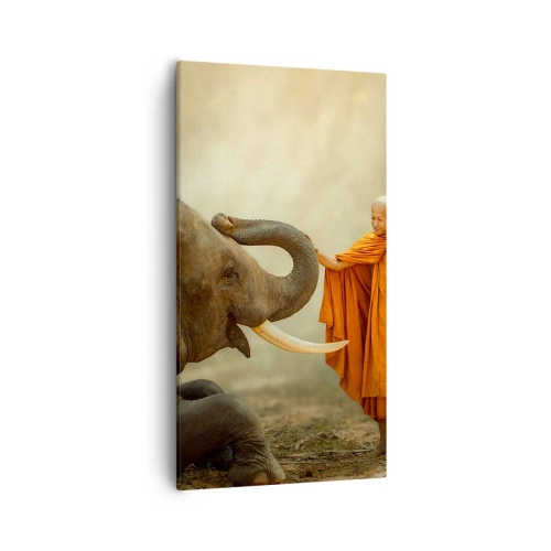 Tablou pe pânză - Întâlnire în călătorie - 55x100 cm