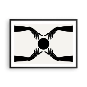 Poster în ramă neagră - Semnul secret - 70x50 cm