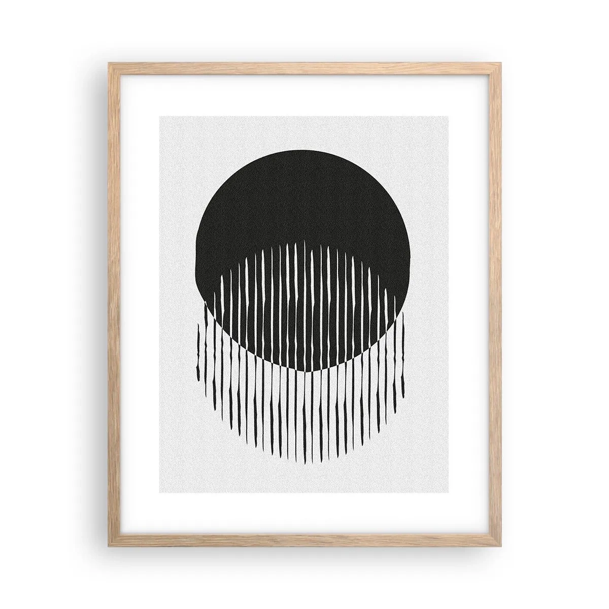 Poster în ramă de stejar deschis - Alter ego-ul său - 40x50 cm