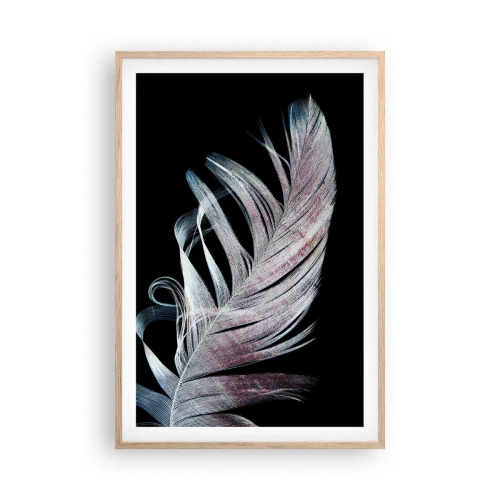 Poster în ramă de stejar deschis - Gândește-te la atingere - 61x91 cm