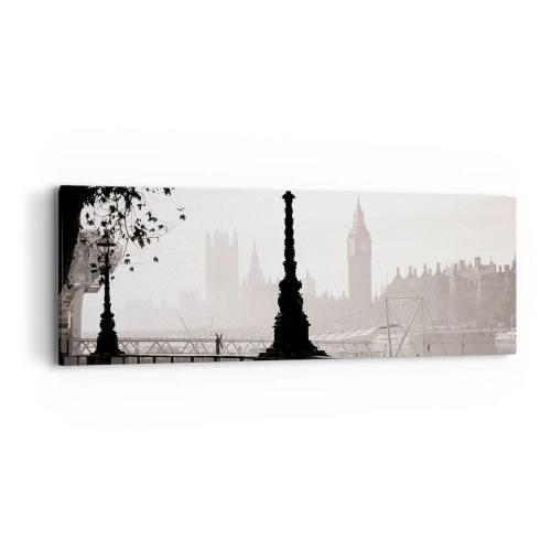 Tablou pe pânză - Londra de dimineața - 90x30 cm