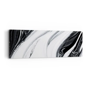 Tablou pe pânză - Combinație de contrarii - 90x30 cm