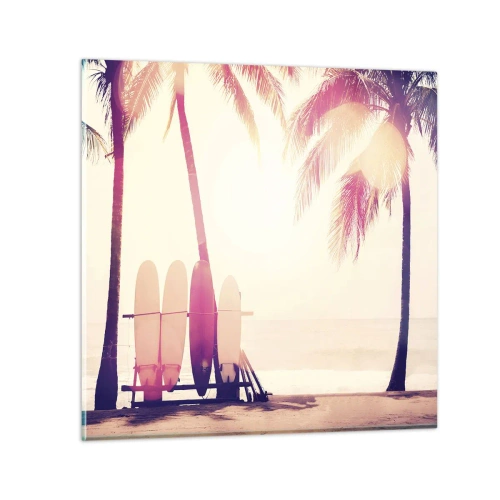 Tablou pe sticlă - Va fi o zi minunată - 70x70 cm