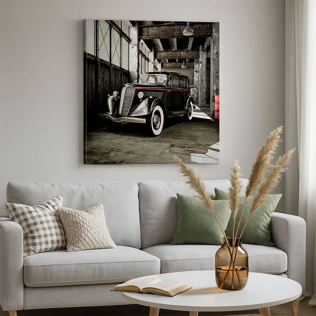 Tablou pe pânză - Eleganța eternă a anilor `30 - 30x30 cm