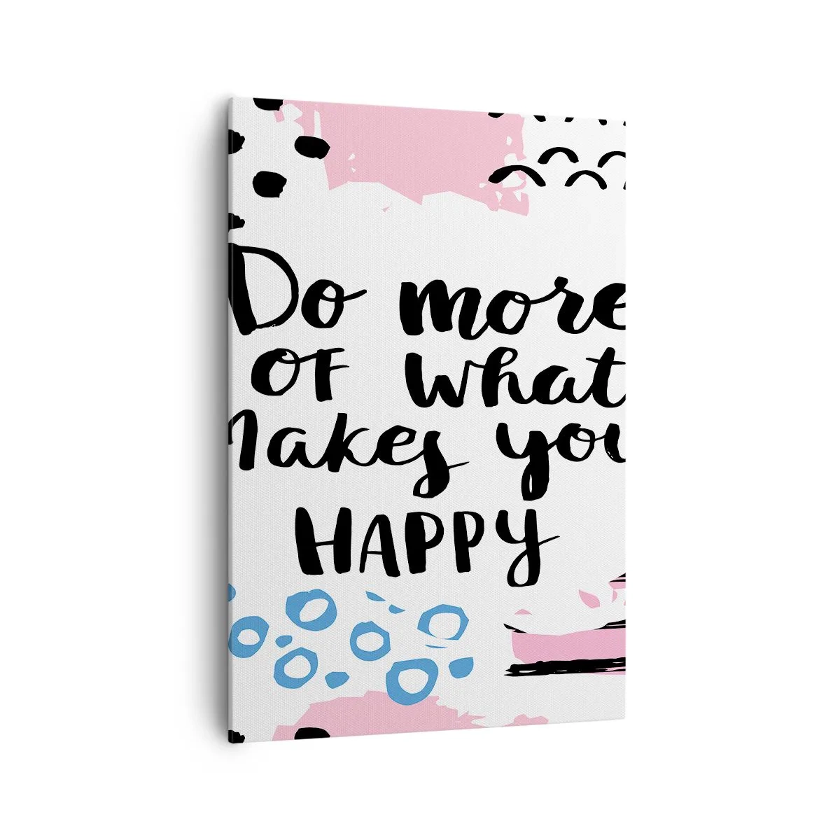 Tablou pe pânză - Cum să fii fericit - 70x100 cm