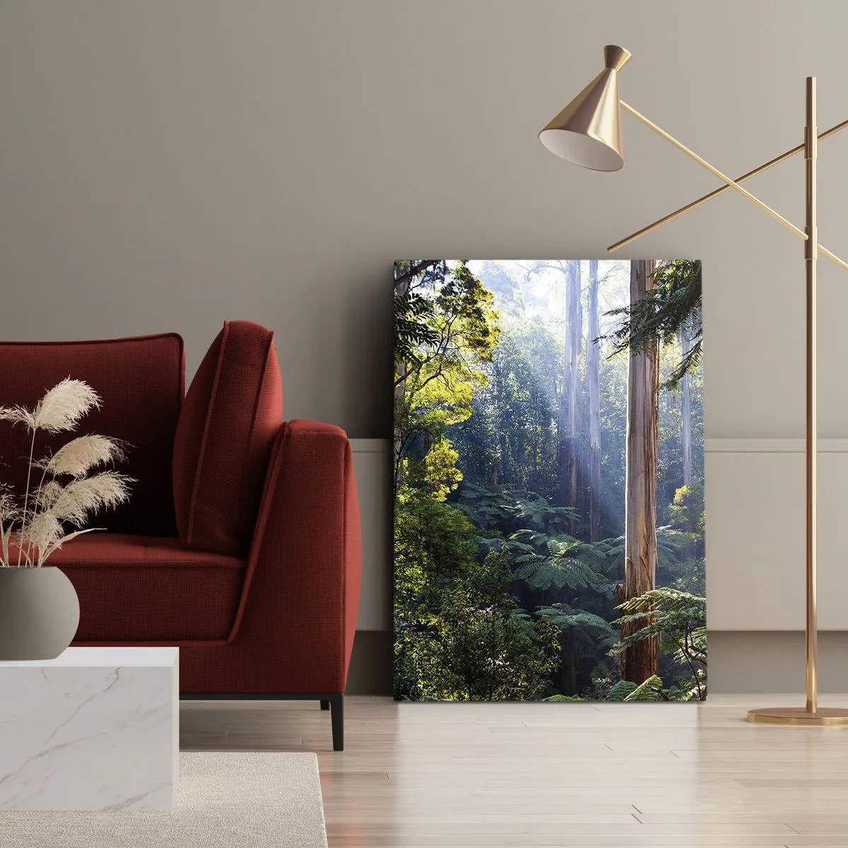 Tablou pe pânză - O poveste din pădure - 45x80 cm