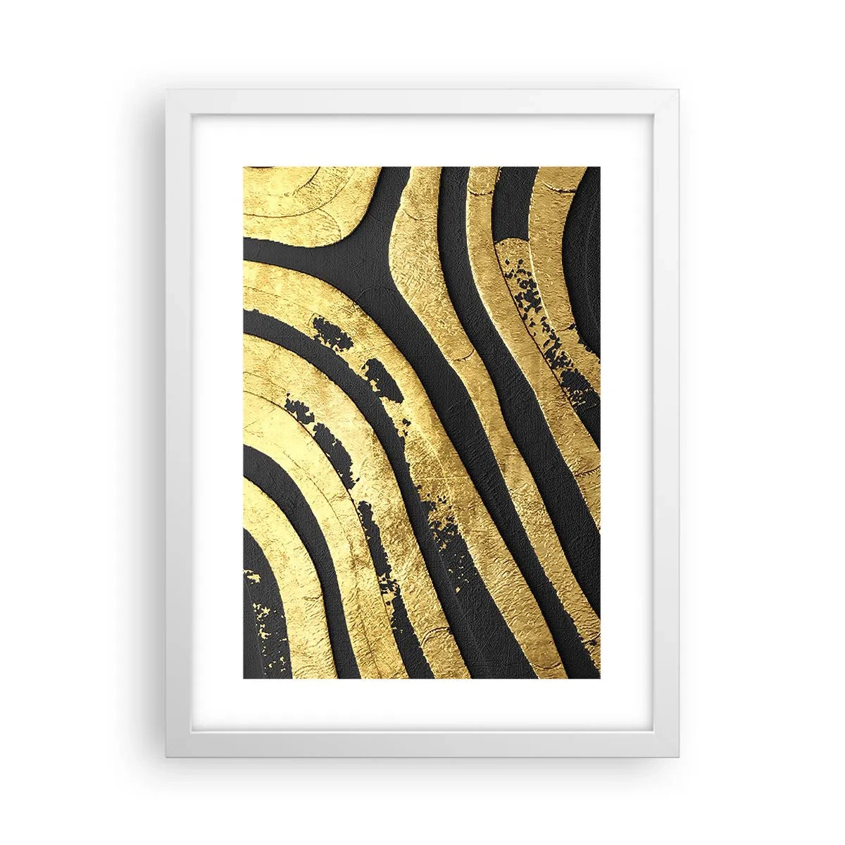 Poster în ramă albă - Totul curge - 30x40 cm