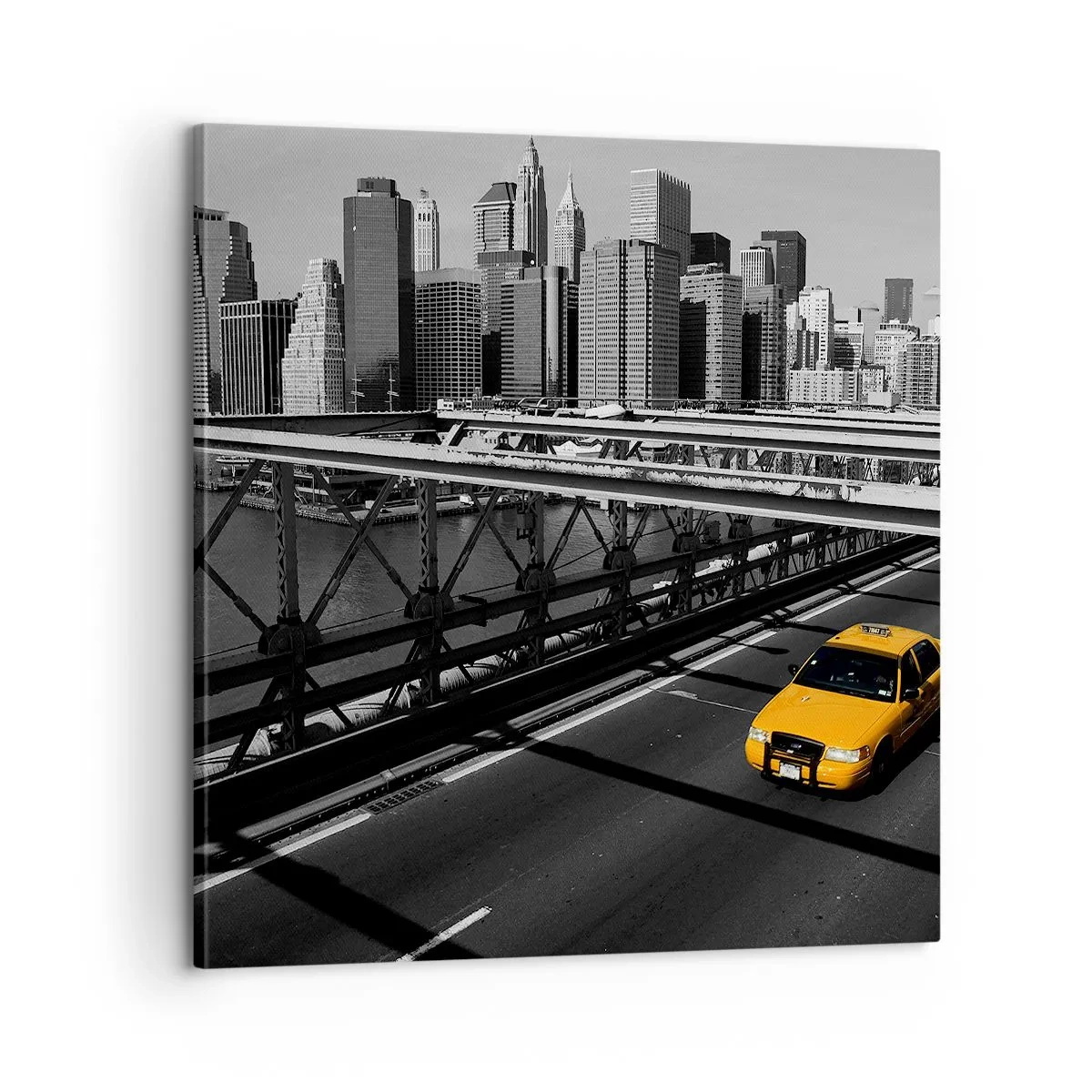 Tablou pe pânză - Culorile marelui oraș - 60x60 cm