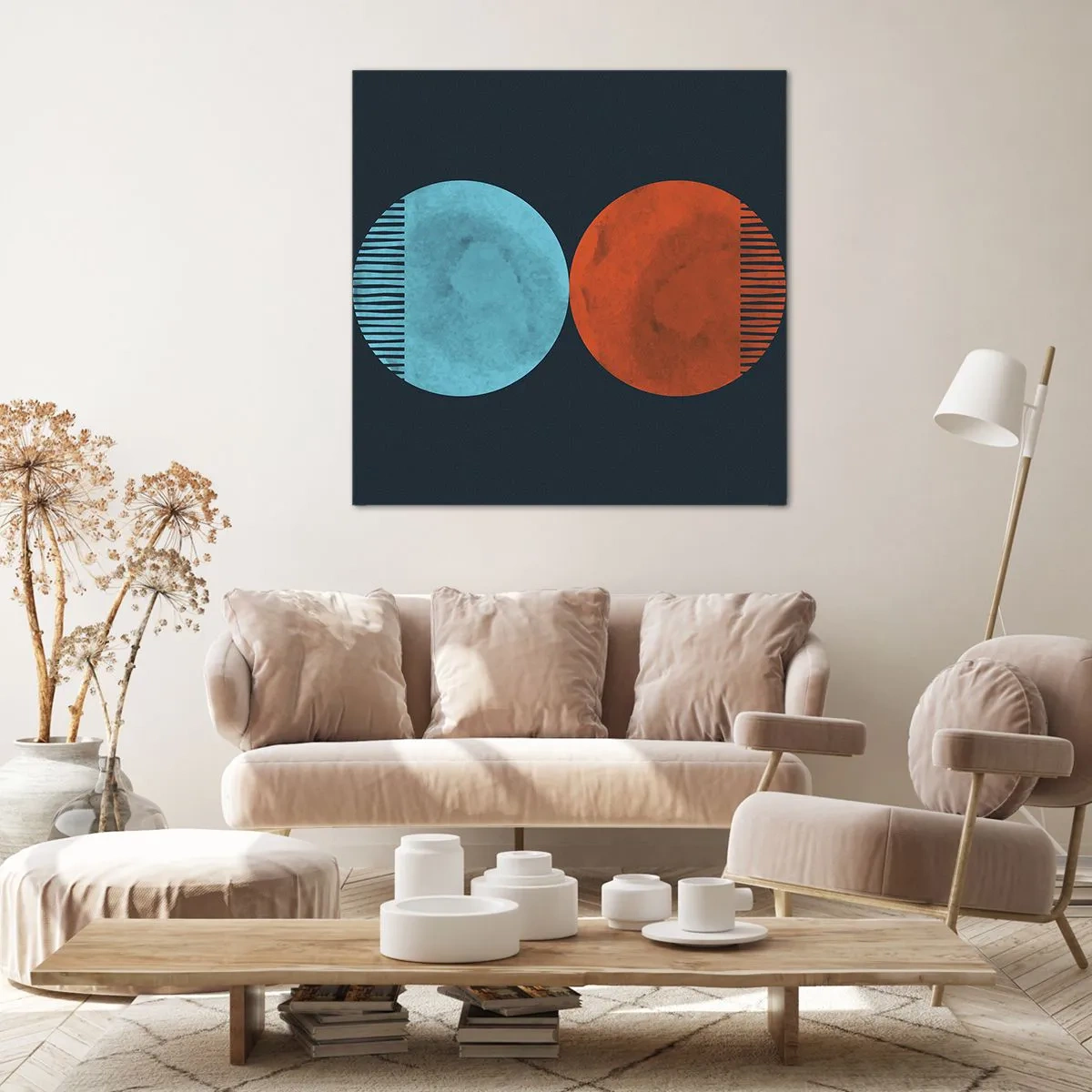 Tablou pe pânză - Doar geometrie? - 60x60 cm