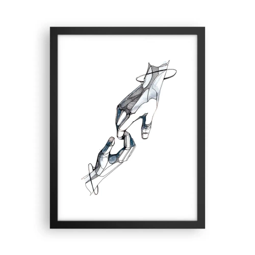 Poster în ramă neagră - Gest frumos - 30x40 cm