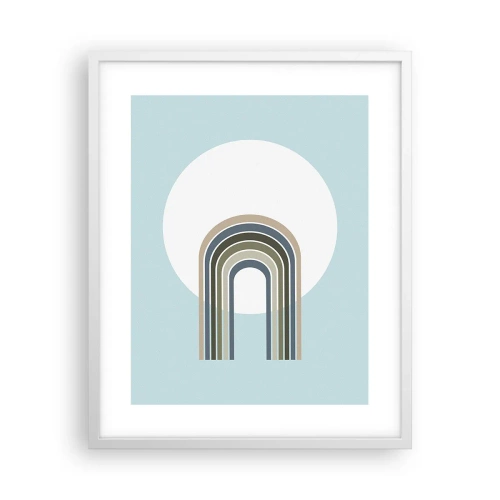 Poster în ramă albă - Atracție irezistibilă - 40x50 cm