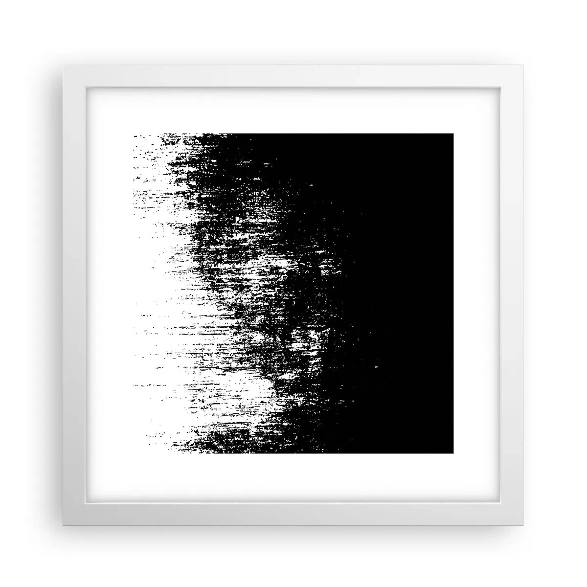 Poster în ramă albă - Iar câștigătorul este... - 30x30 cm