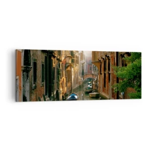 Tablou pe pânză - Pe o străduță venețiană - 140x50 cm