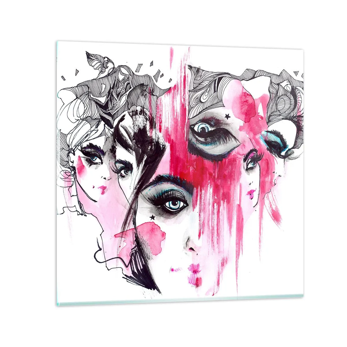 Tablou pe sticlă - , - 70x70 cm