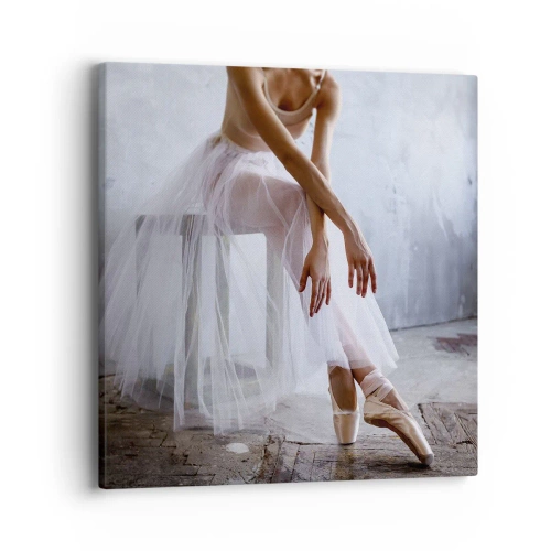 Tablou pe pânză - Înainte ca luminile rampei să strălucească - 40x40 cm