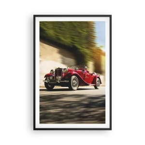 Poster în ramă neagră - Mai frumoasă decât Nike din Samothrace - 61x91 cm