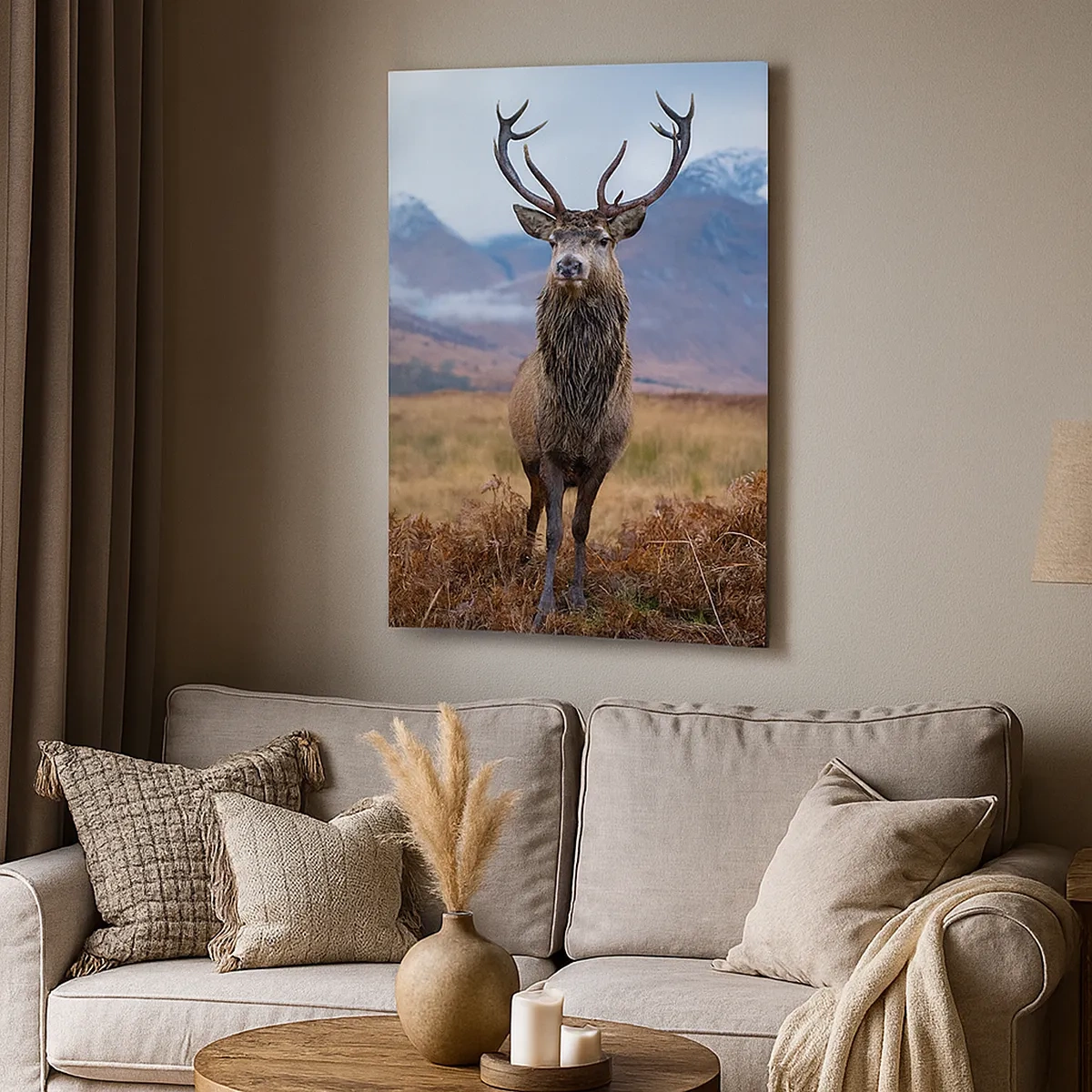 Tablou pe pânză Canvas - Pe propriul lui teritoriu - 50x70 cm