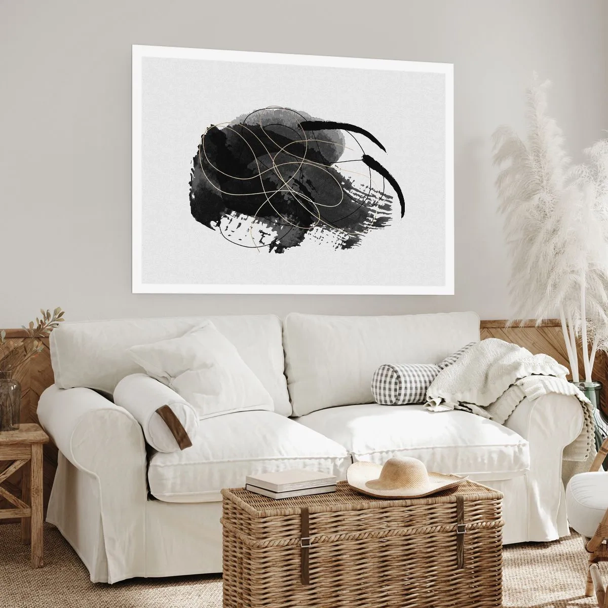 Poster - Provenit din negru - 70x50 cm