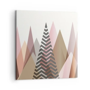 Tablou pe pânză - Construcție piramidală - 60x60 cm