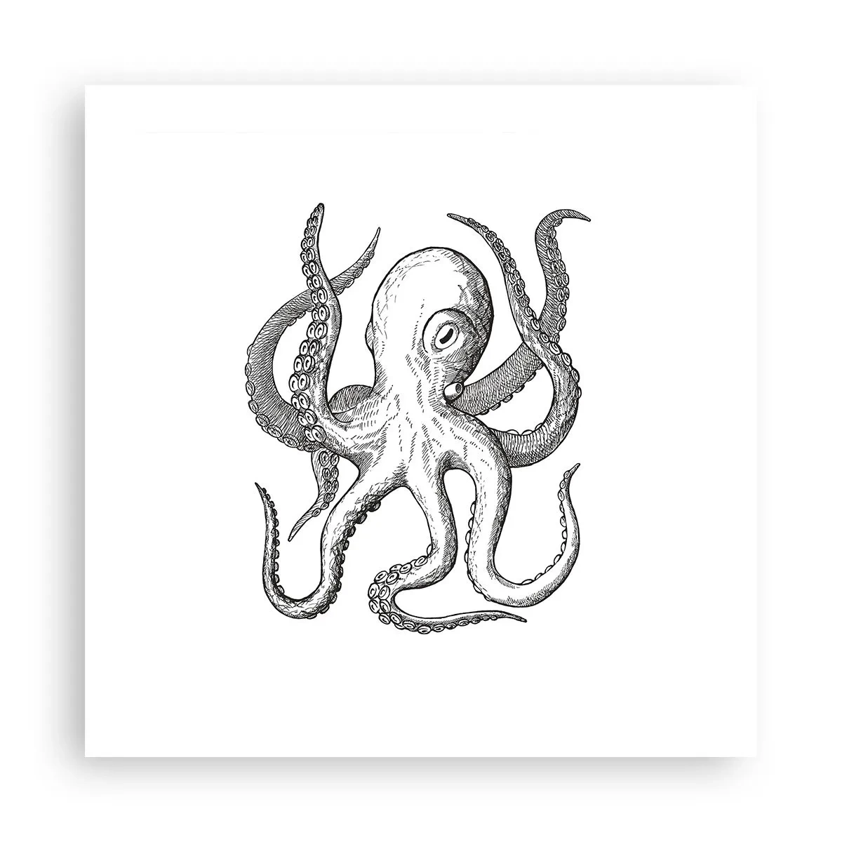 Poster - Dansând cu valurile - 50x50 cm