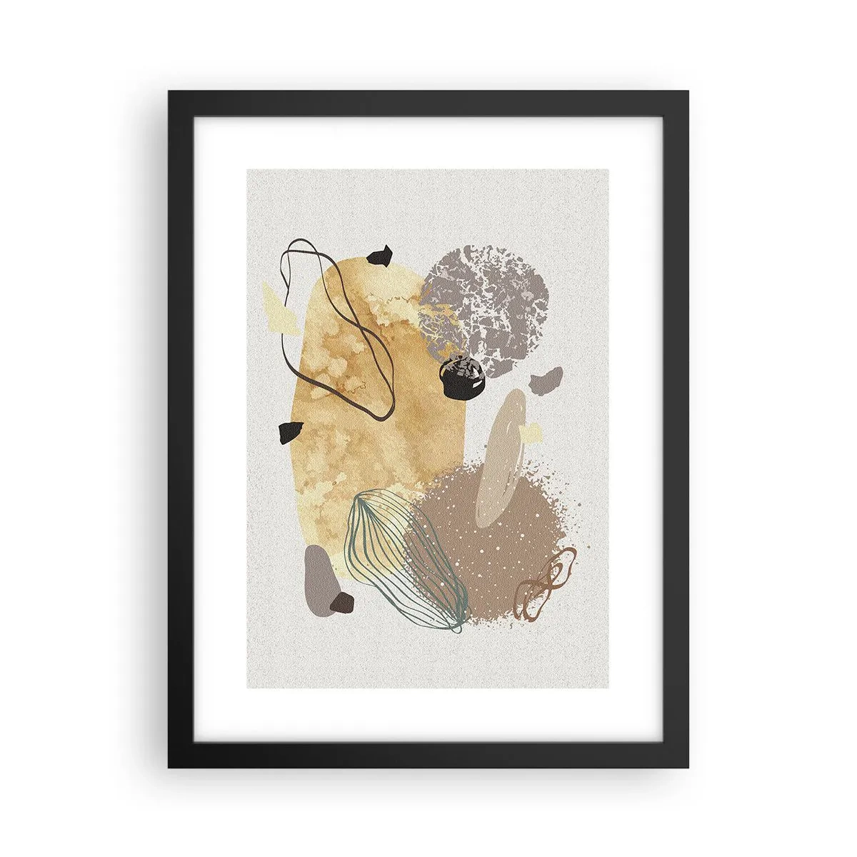 Poster în ramă neagră - Fluiditatea aplicată - 30x40 cm