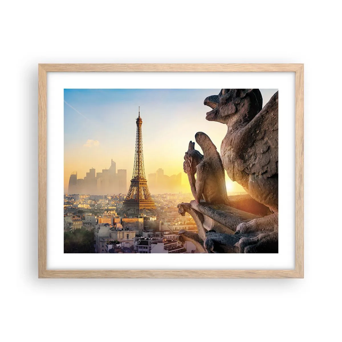 Poster în ramă de stejar deschis - S-au schimbat multe... - 50x40 cm