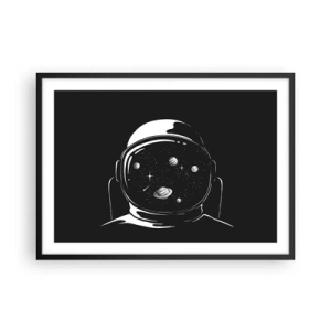 Poster în ramă neagră - Mișto priveliște - 70x50 cm